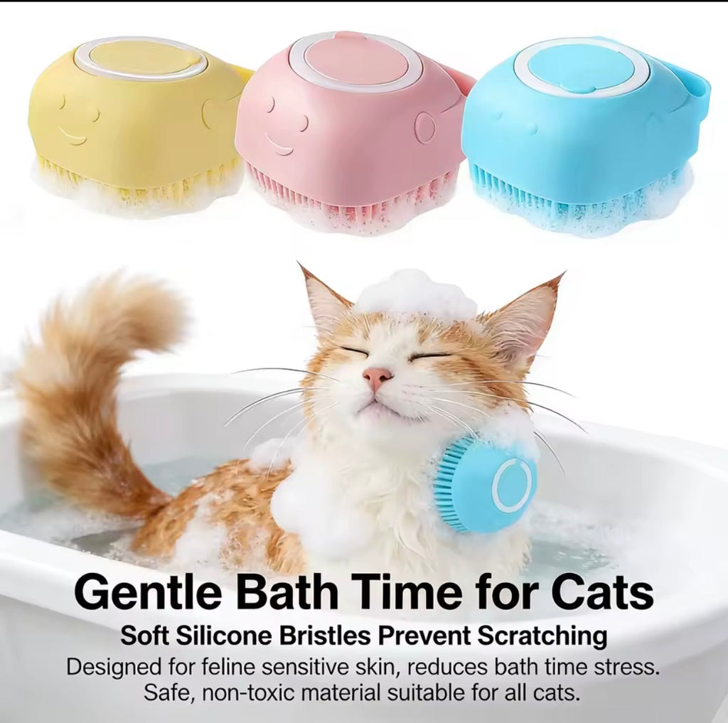The FurSwipe Bath and Massage Brush