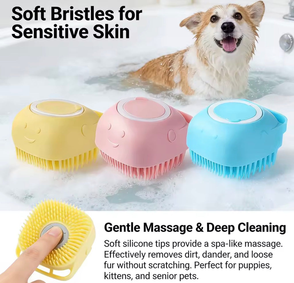 The FurSwipe Bath and Massage Brush